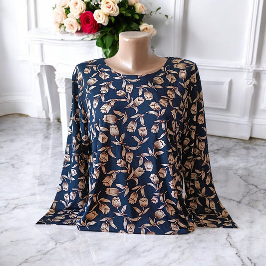 Bluza imprimeu Floral XL-5XL