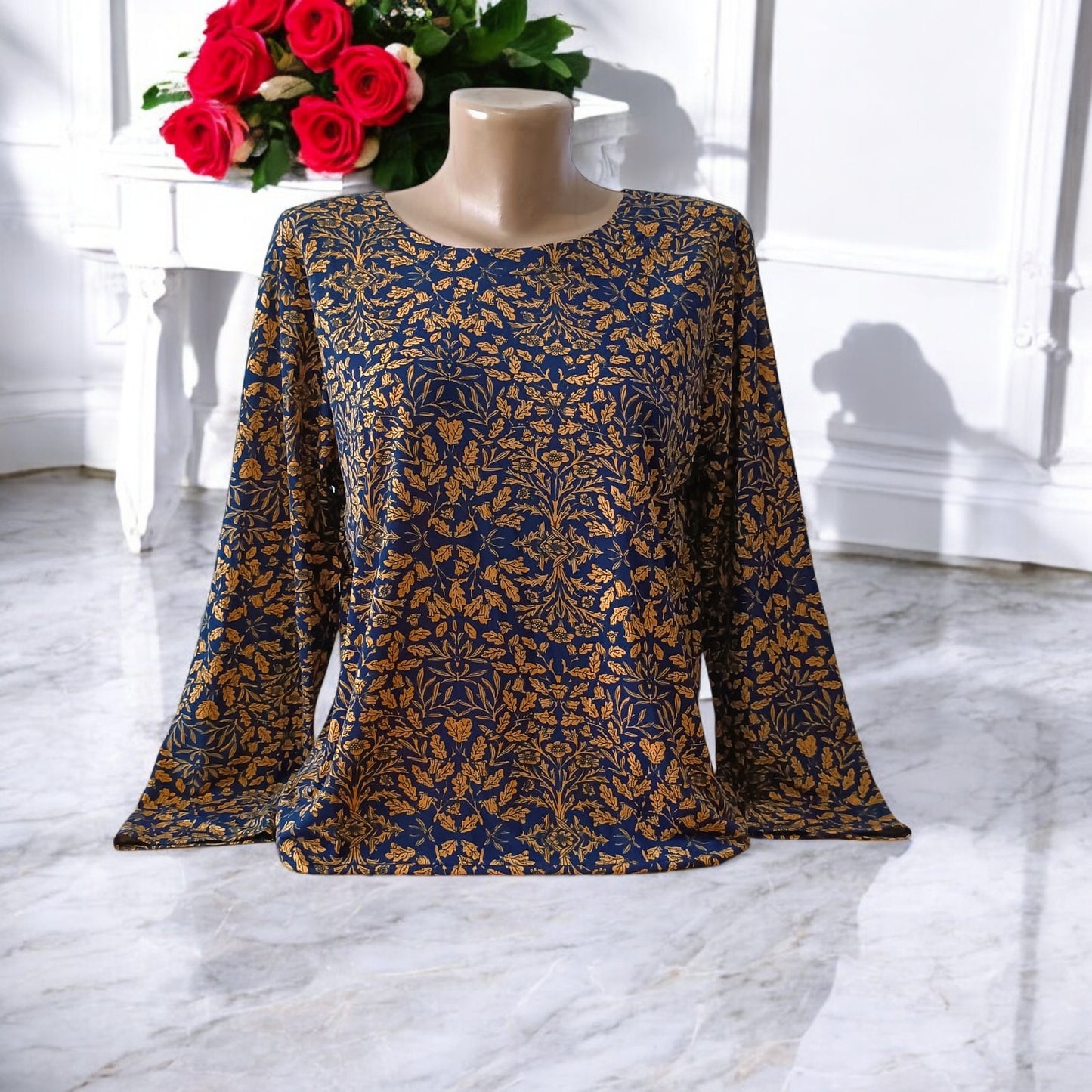 Bluza imprimeu Floral XL-5XL